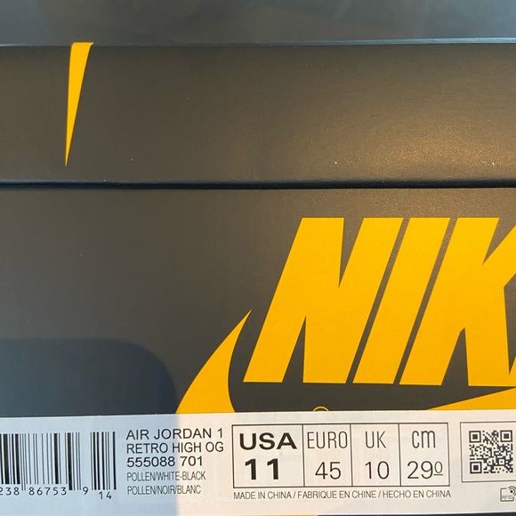 AIR JORDAN 1 HIGH RETRO OG “POLLEN” - Picture 7 of 8